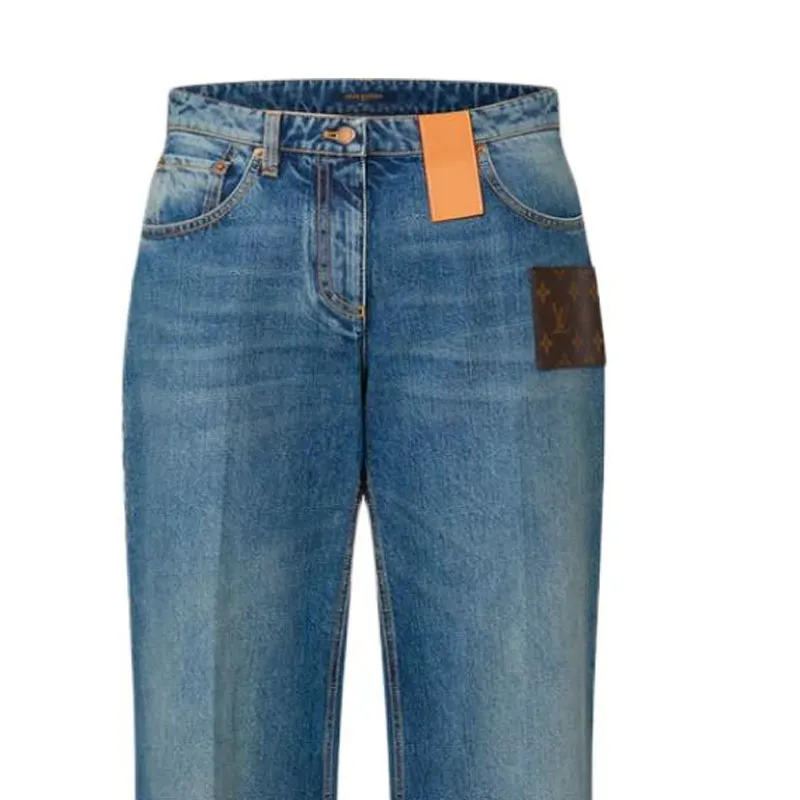 LOUIS VUITTON High Waist Jeans-3