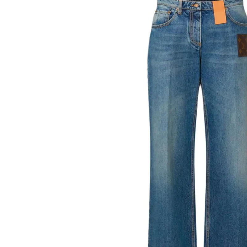 LOUIS VUITTON High Waist Jeans-5