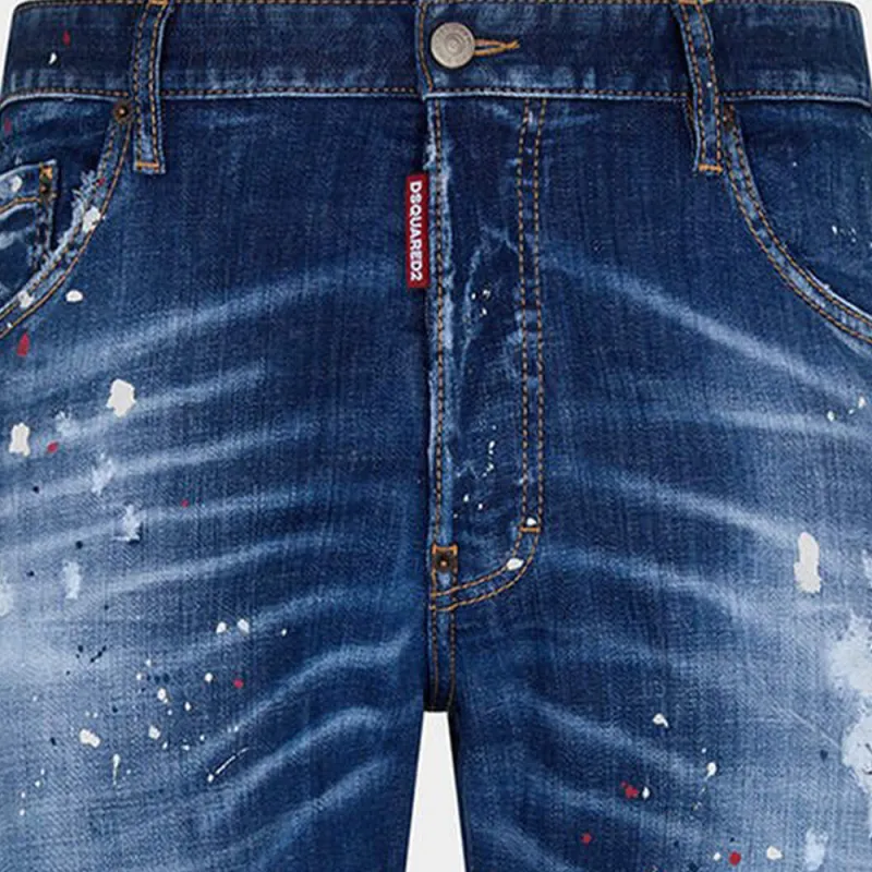 DSQUARED 2 Medium Plantation Wash Skater Jeans-5