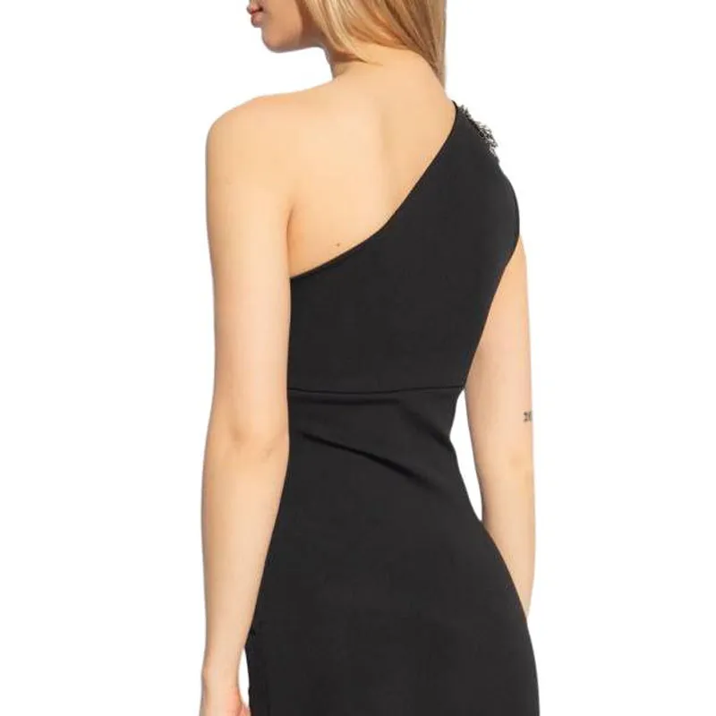 BALMAIN One Shoulder Mini Dress-5