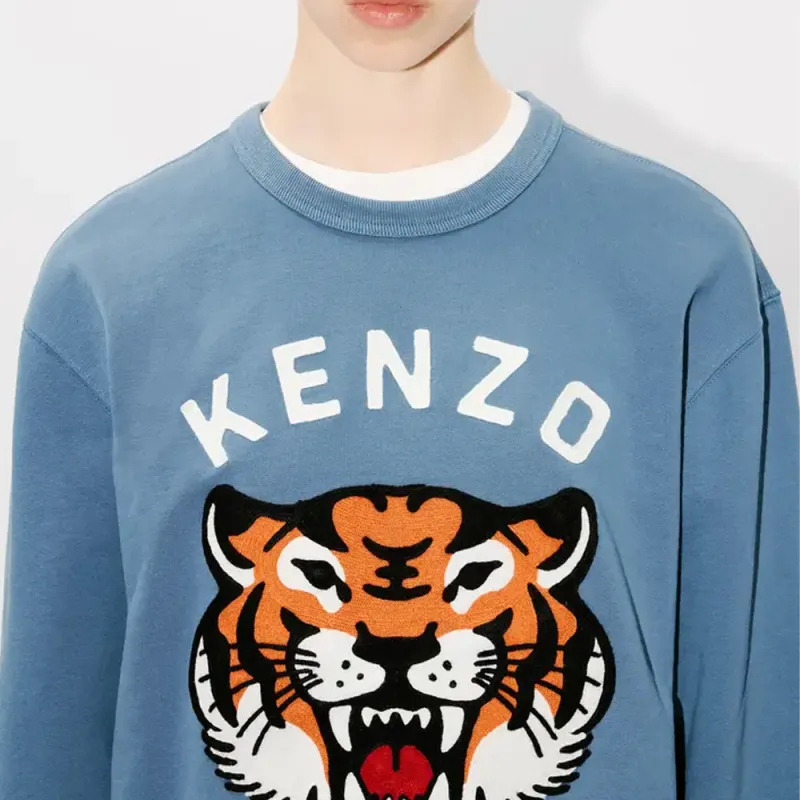 KENZO Lucky Tiger Embroidered Crewneck Sweatshirt-5