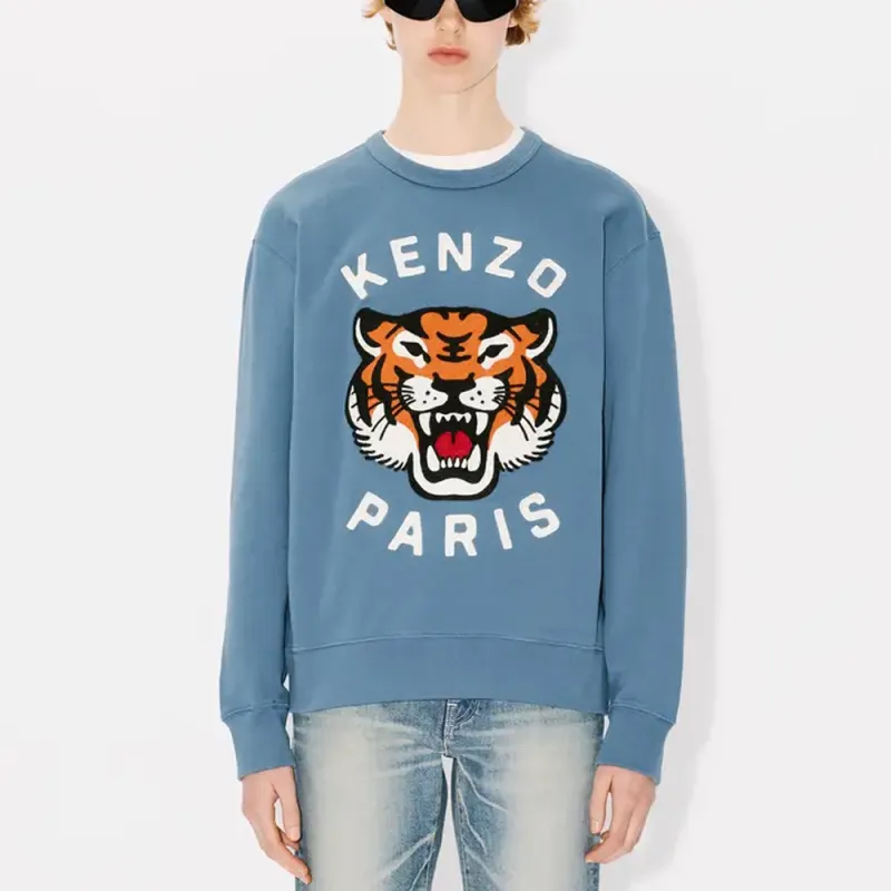 KENZO Lucky Tiger Embroidered Crewneck Sweatshirt-3