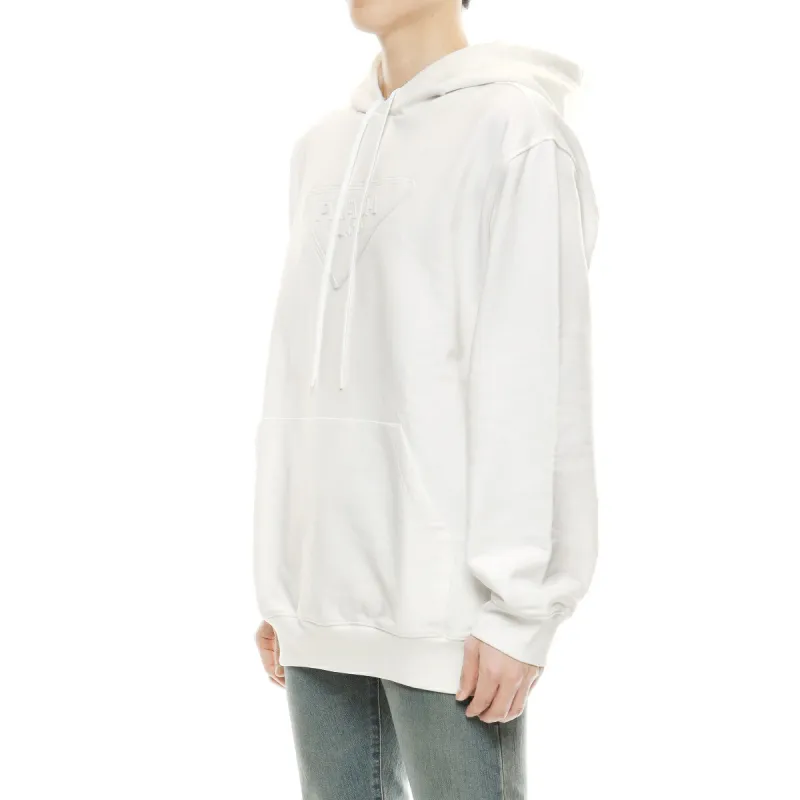 PRADA Debossed Logo Hoodie-3