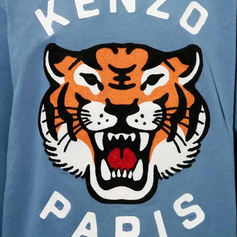 KENZO Lucky Tiger Embroidered Crewneck Sweatshirt-6
