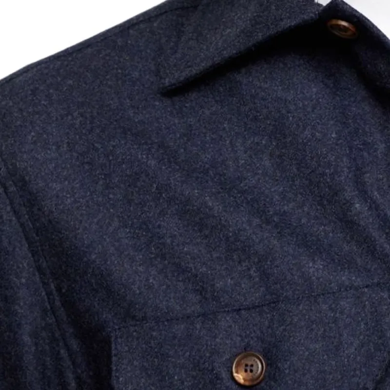 Brunello Cucinelli Flap Pocket Long Sleeved Overshirt-5