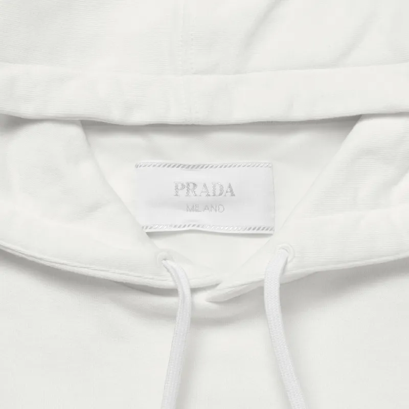 PRADA Debossed Logo Hoodie-5