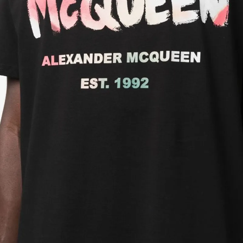 Alexander McQueen SS23 T Shirt Men's Black-4