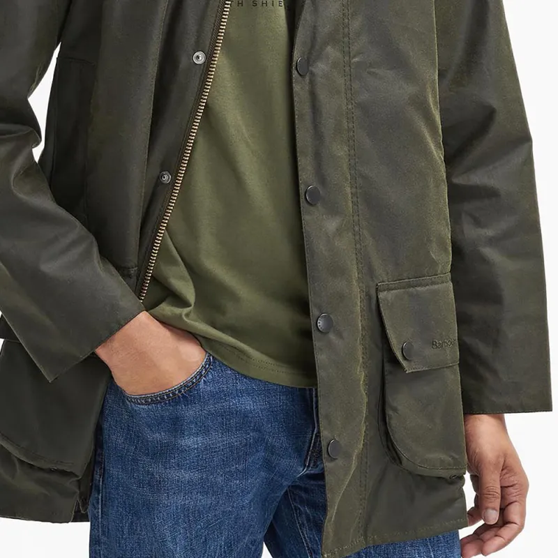 BARBOUR Beaufort Long Sleeved Wax Jacket-5