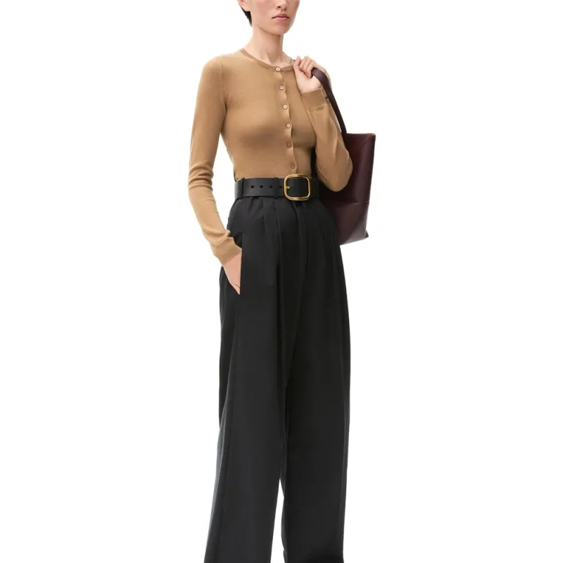 LOEWE FW24 Knitwear Women's Brown-3