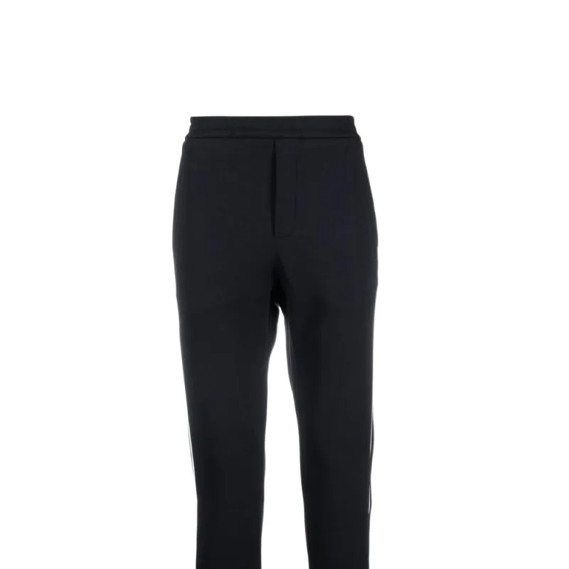 EMPORIO ARMANI Side stripe Straight Trousers-5