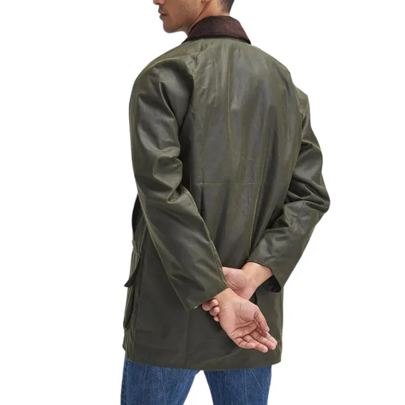 BARBOUR Beaufort Long Sleeved Wax Jacket-3