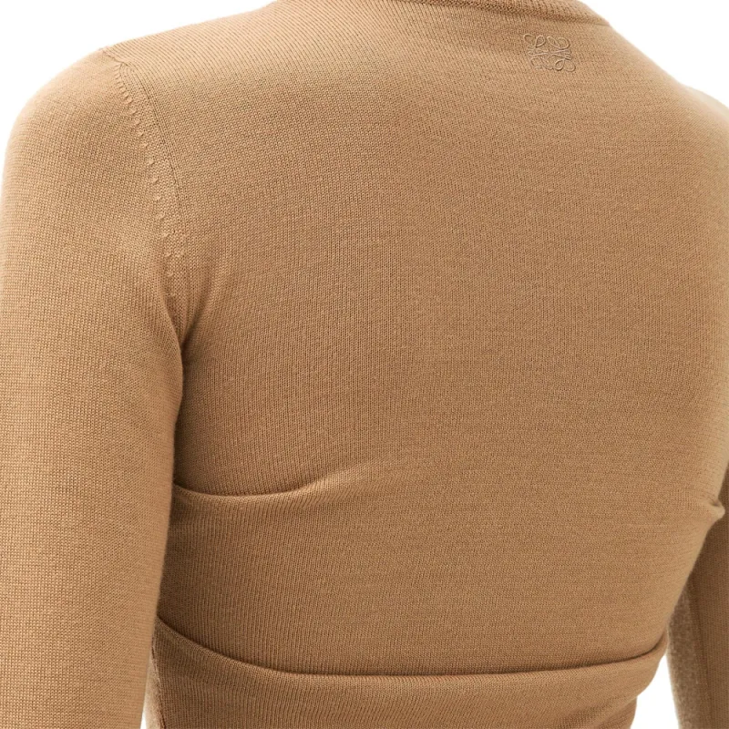 LOEWE FW24 Knitwear Women's Brown-4