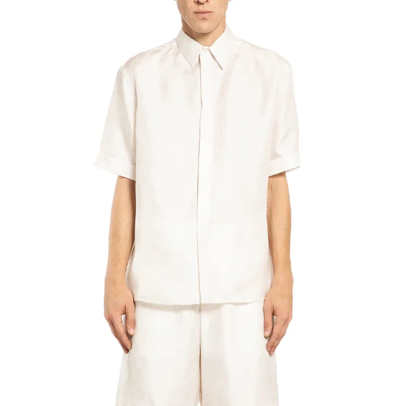 FENDI Allover Logo Printed Buttoned Shirt-3