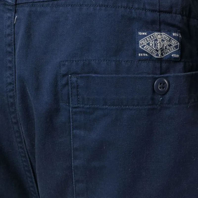 Polo Ralph Lauren Logo patch Straight leg Cotton Trousers-5