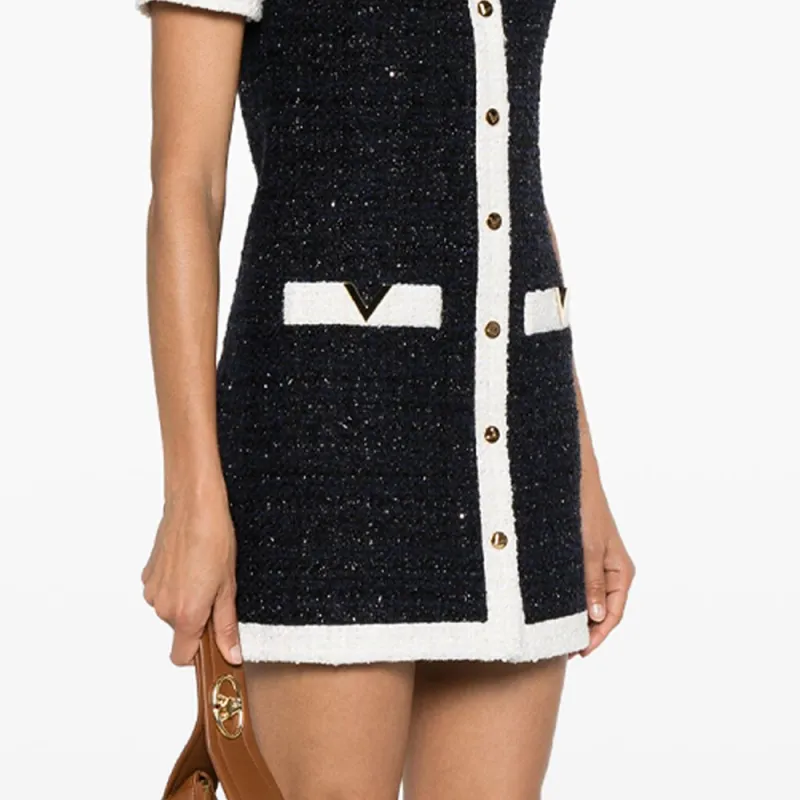 Valentino SS24 Short Sleeved Dresses Women's Multicolor-4