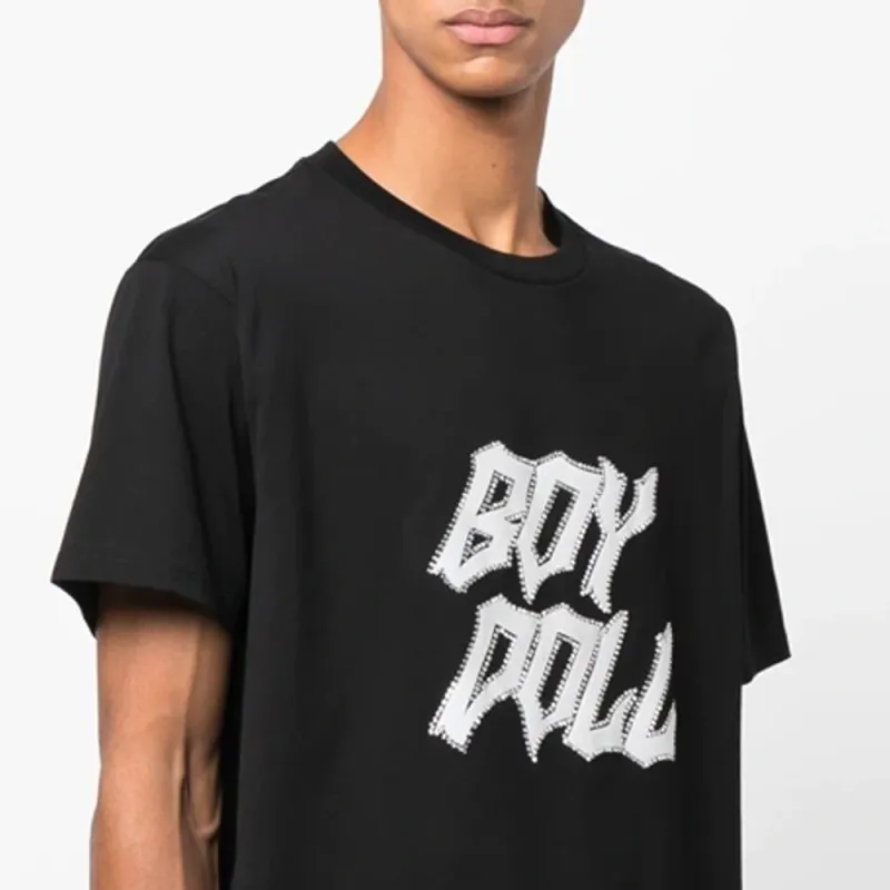 CELINE New Men'S Collection   Boy Doll FW22 T Shirt Men's Black-3