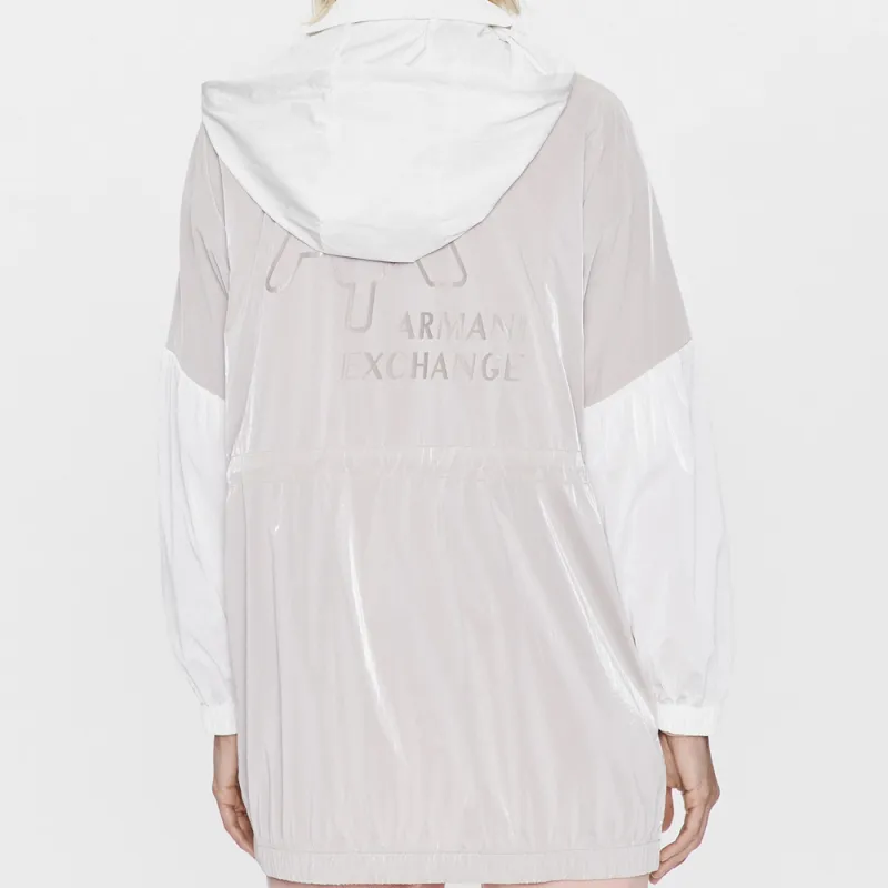 ARMANI EXCHANGE Drawstring Zip up Hooded Jacket-3