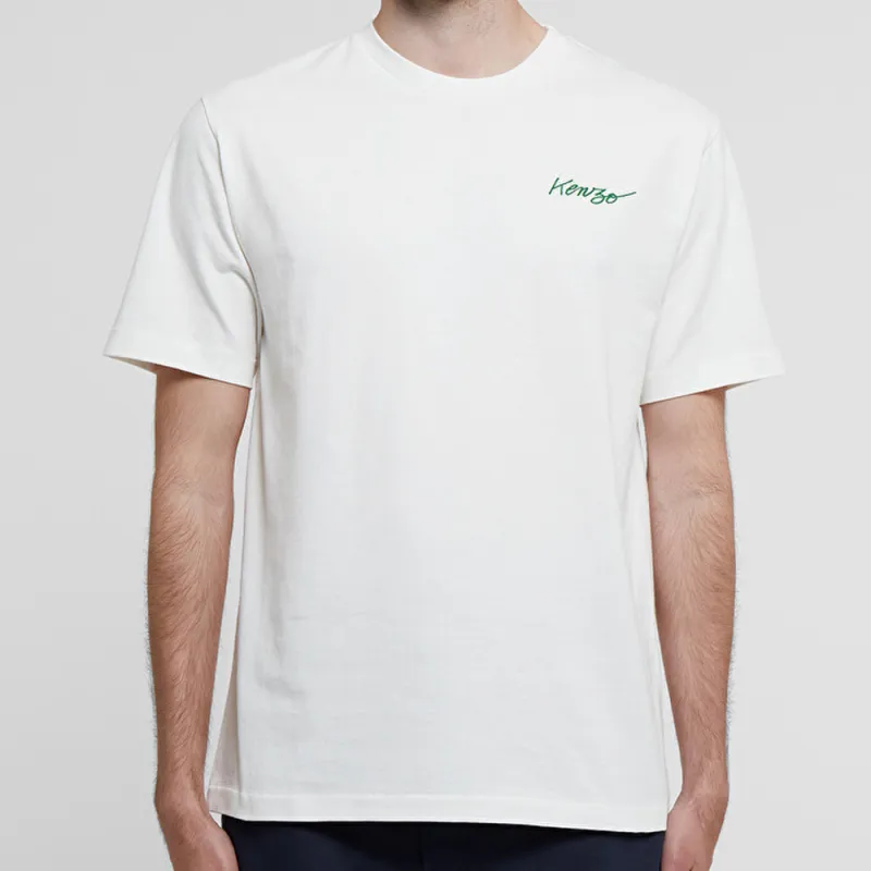 KENZO Poppy By Nigo Women's Loose T Shirt Off White-2