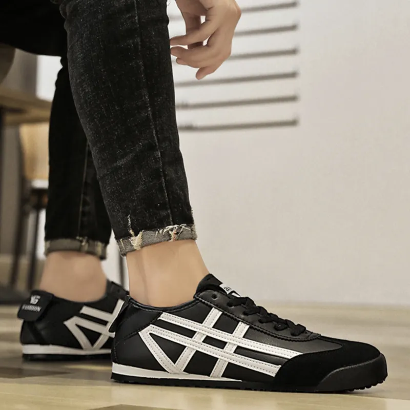 SHUXIAOBEI Low Top Casual Shoes Unisex White Blue-23