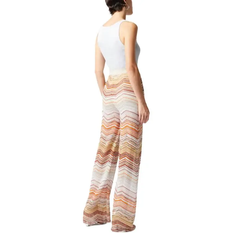 MISSONI Palazzo Chevron Trousers-3