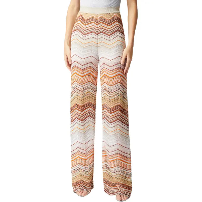 MISSONI Palazzo Chevron Trousers-2