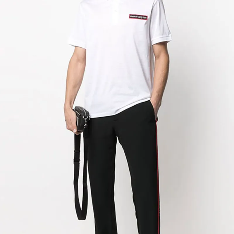 Alexander McQueen SS21 Polo Shirt Men's White-5