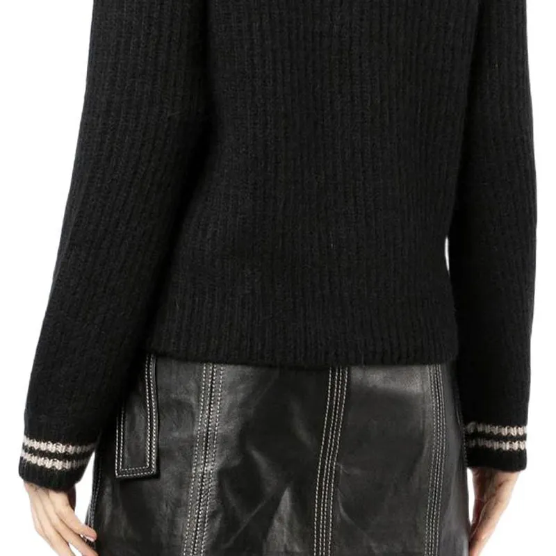 EMPORIO ARMANI SS22 Sweater Women's Black-5