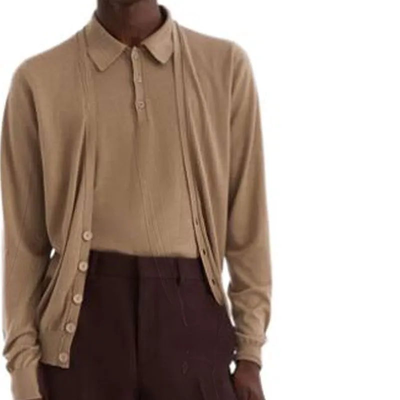 FENDI V Neck Buttoned Knitted Cardigan-6
