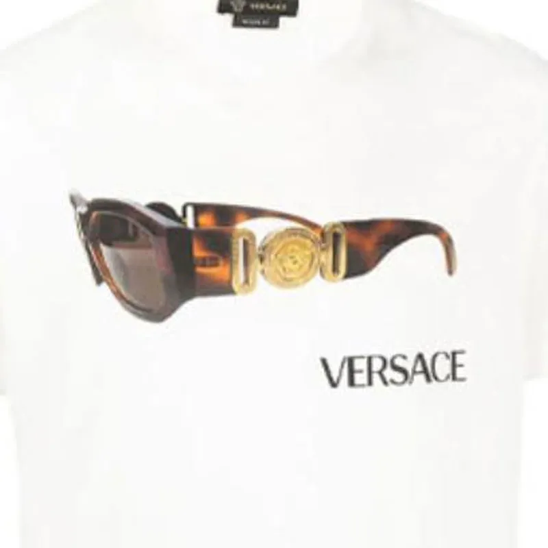 VERSACE Medusa Biggie Print T Shirt-5