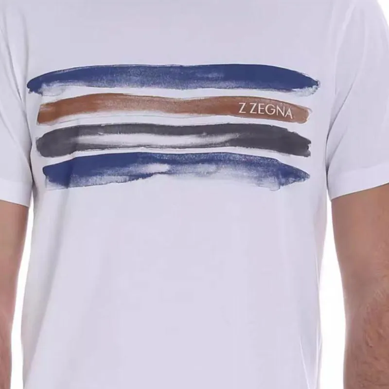 Zzegna SS23 T Shirt Men's White-1