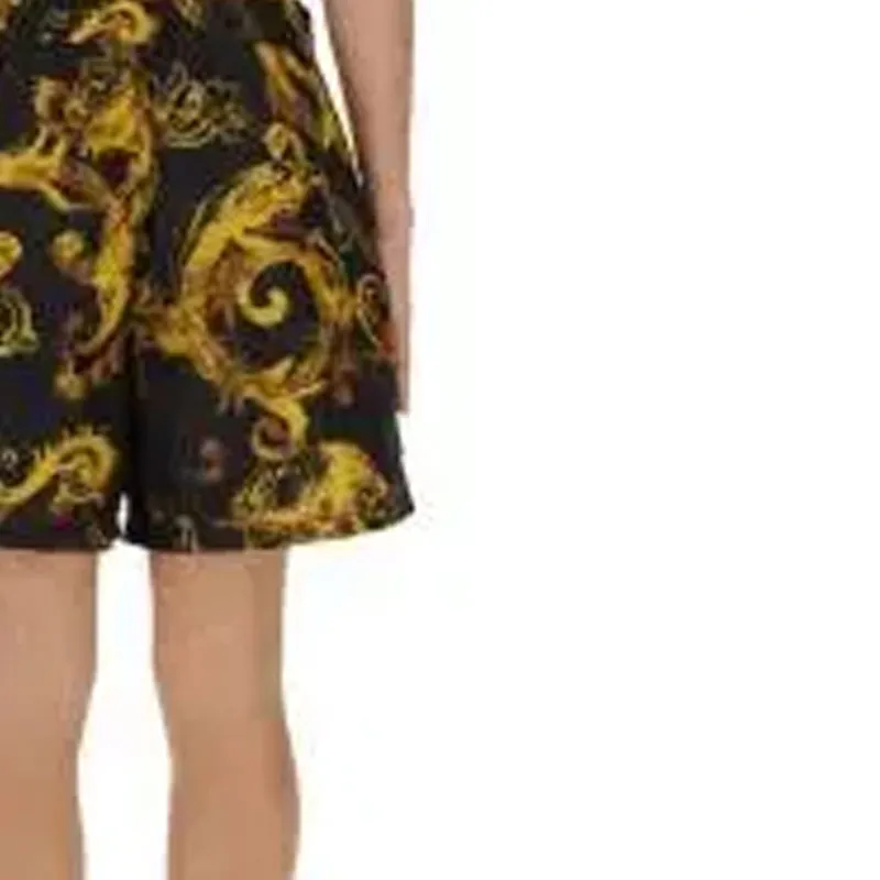 VERSACE JEANS COUTURE Casual Shorts Men's Yellow-5