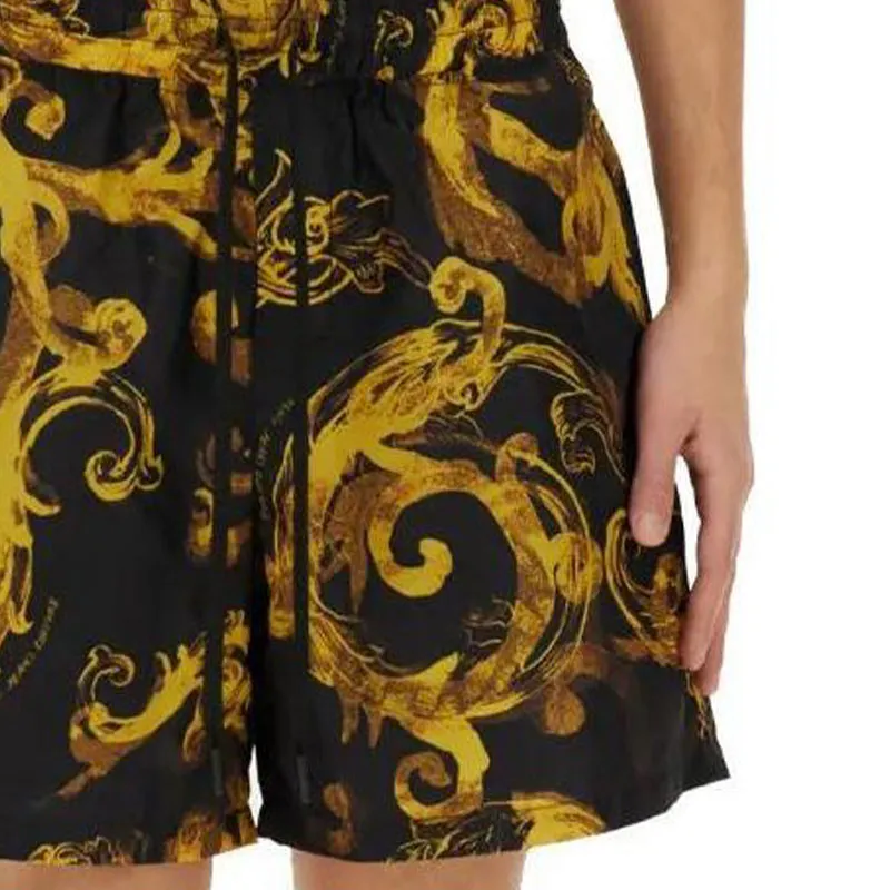 VERSACE JEANS COUTURE Casual Shorts Men's Yellow-4