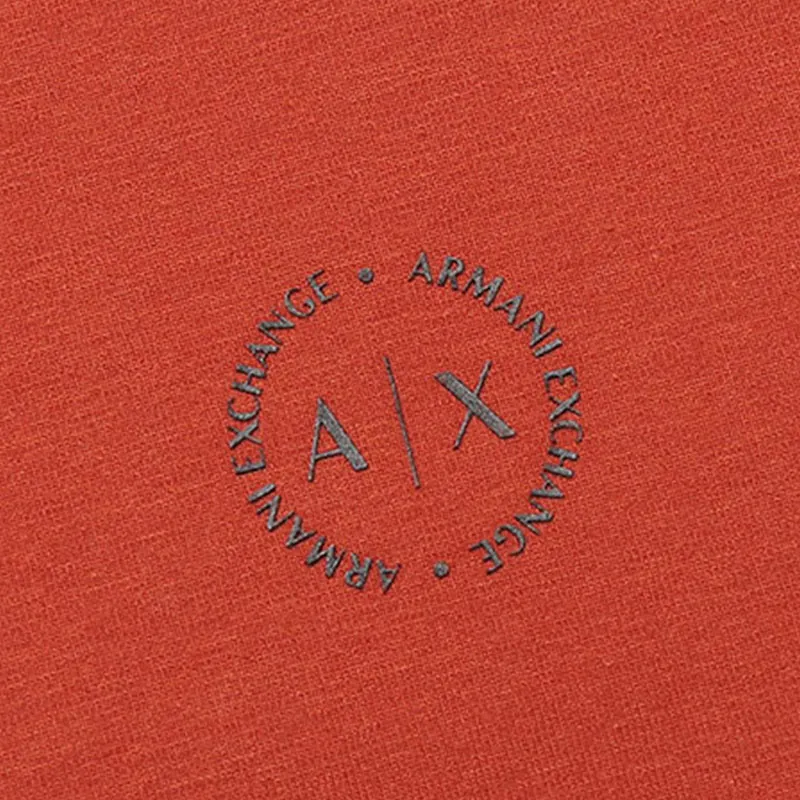 ARMANI EXCHANGEAE SS22 Polo Shirt Men's Brick Red-5