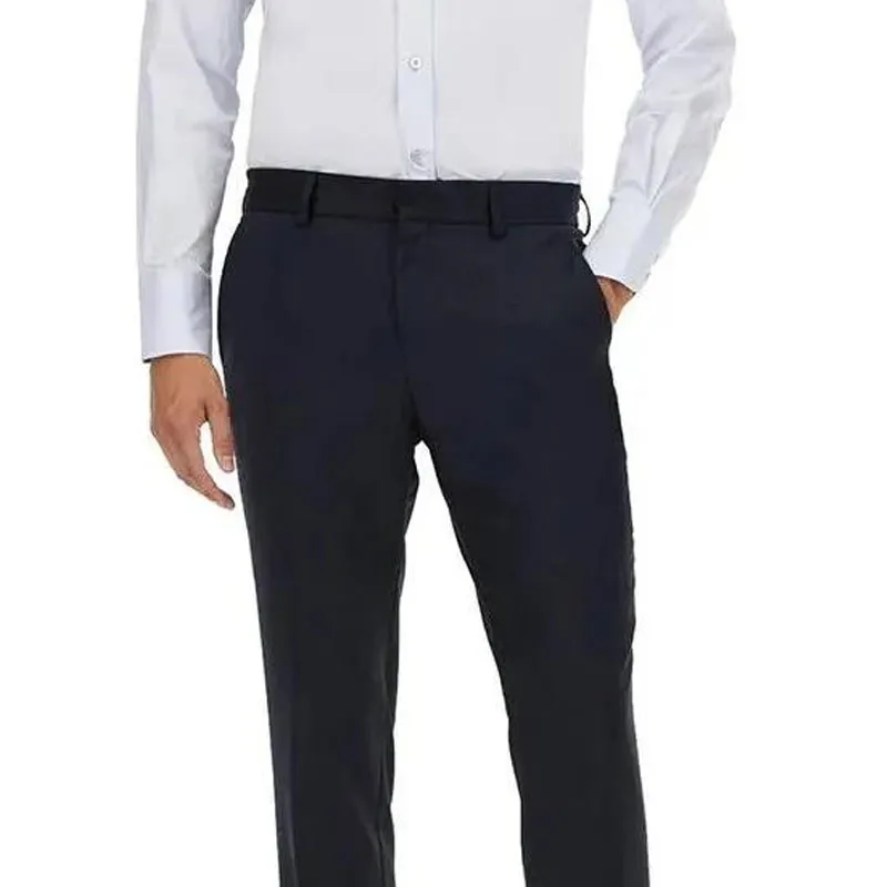 HUGO BOSS Straight Leg Tailored Trousers-3