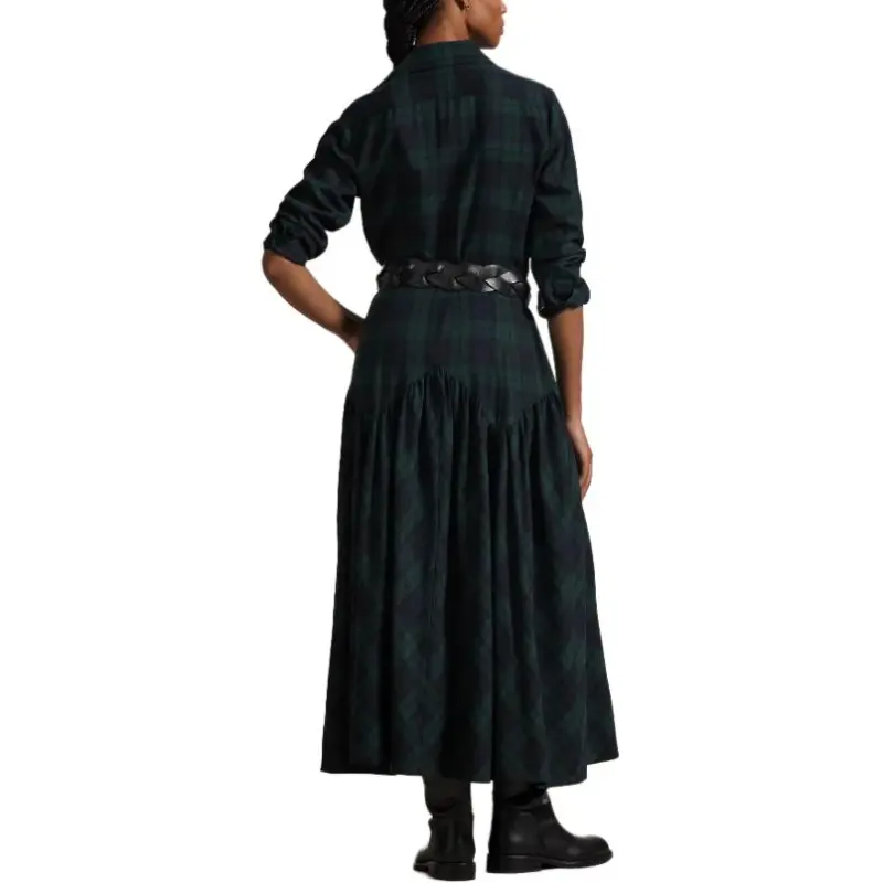 Polo Ralph Lauren Long-Sleeved Dresses Women's Green-2