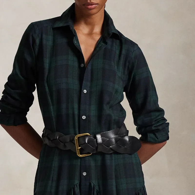 Polo Ralph Lauren Long-Sleeved Dresses Women's Green-4
