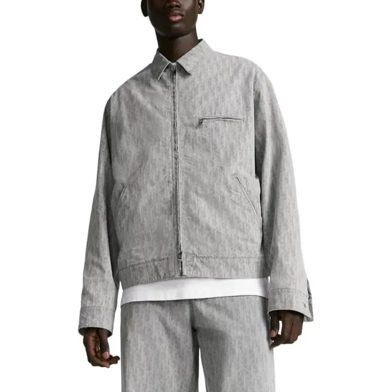 DIOR Oblique Zipped Blouson Jacket-3