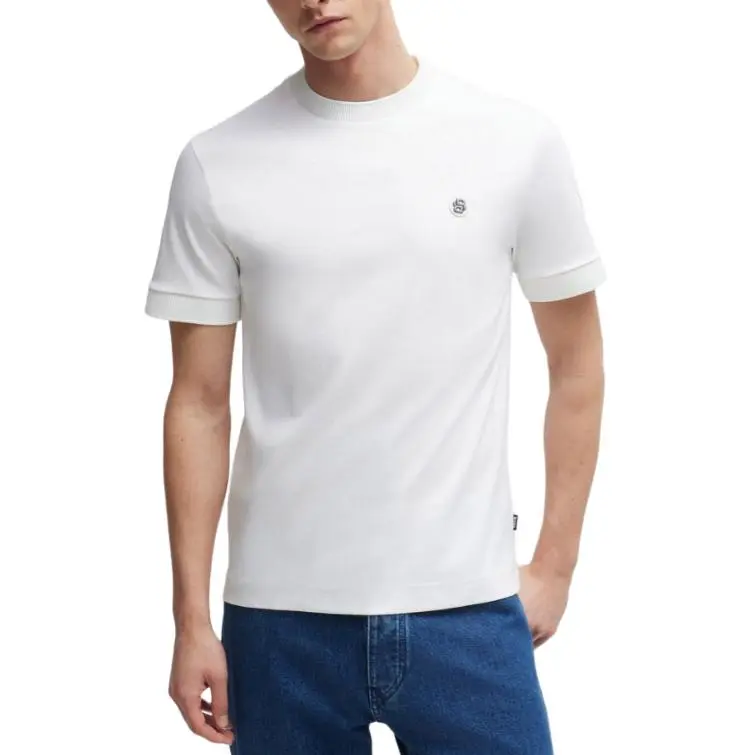 HUGO BOSS Double B Monogram Crewneck T Shirt-1