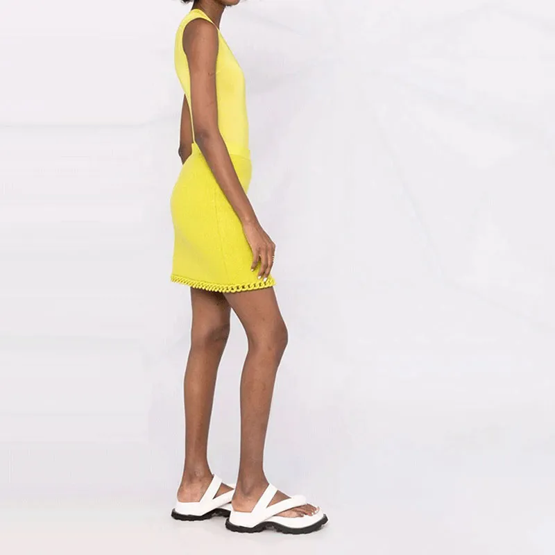 Bottega Veneta Bodysuits Women's Yellow-3