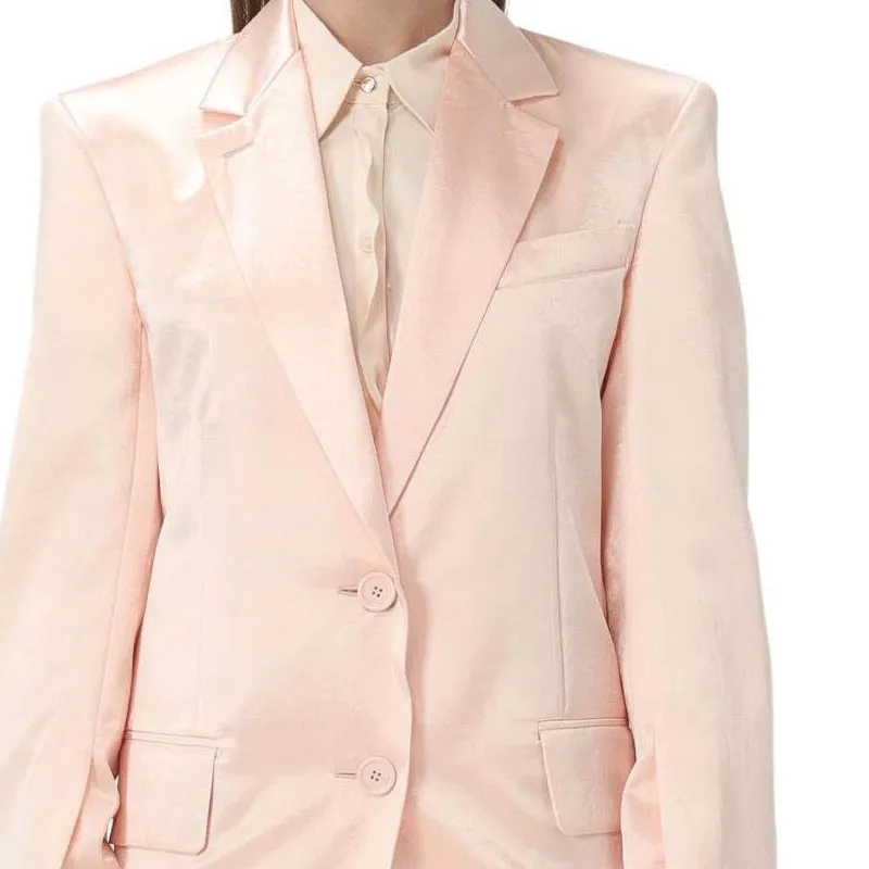 SportMax Volante Single-Breasted Straight Hem Jacket-3