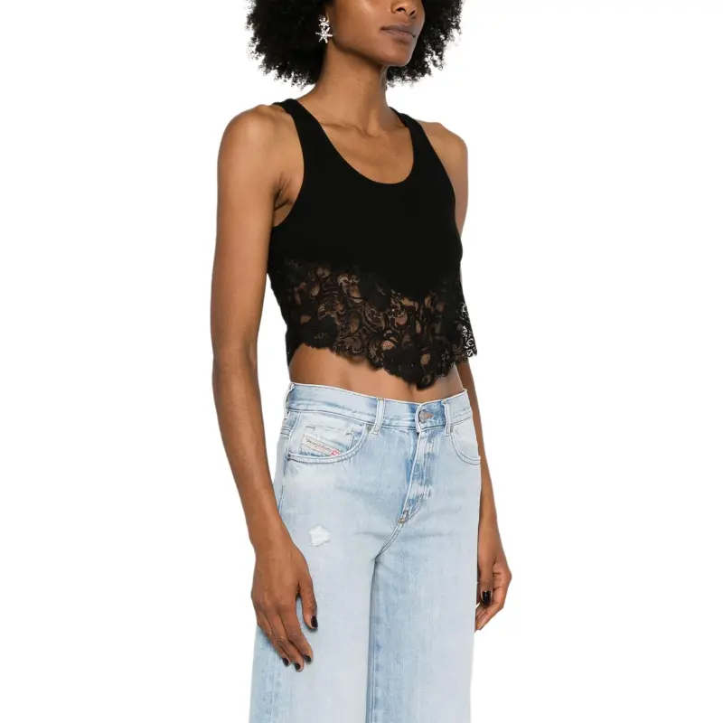 Blumarine Lace detailed Tank Top-3