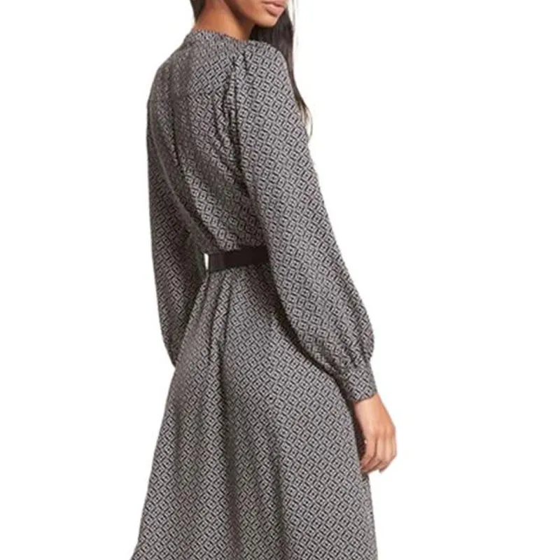 MICHAEL KORS SS23 Long-Sleeved Dresses Women's Black-4