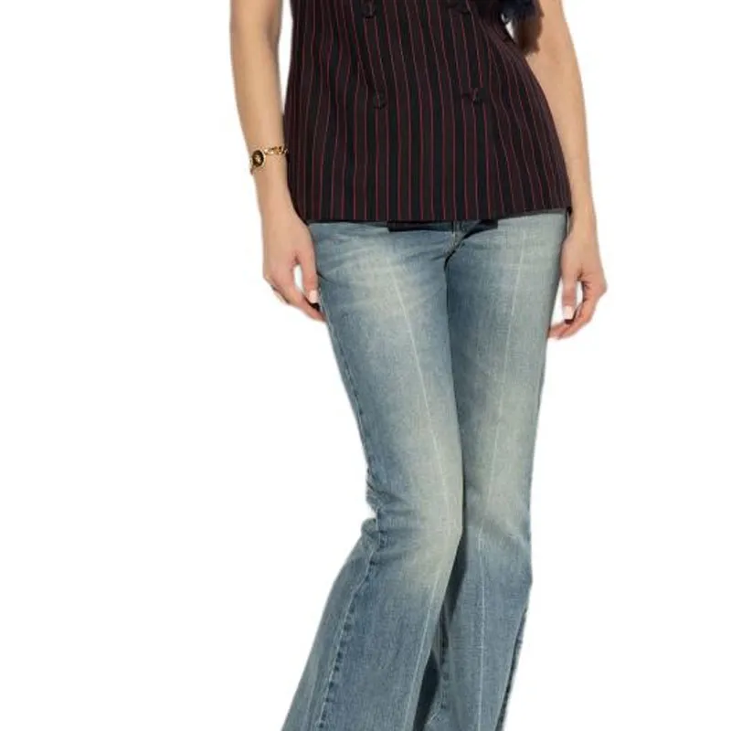 Alexander McQueen Flared Slim Fit Jeans-5