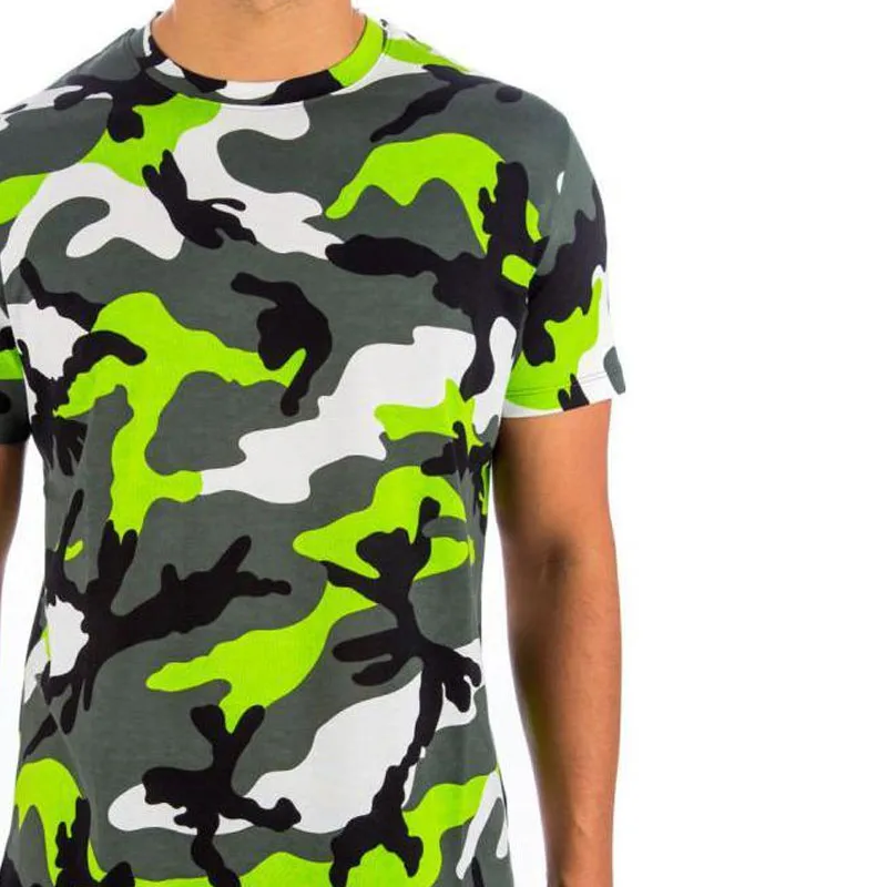 Valentino SS22 T Shirt Men's Camouflage Gray-3