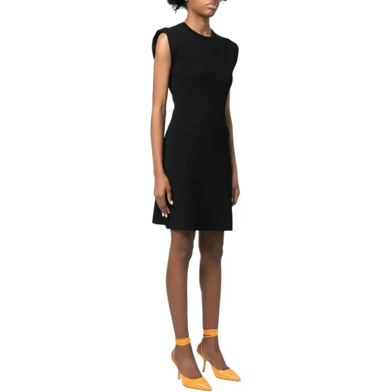 Yves Salomon Fine ribbed Sleeveless Mini Dress-3