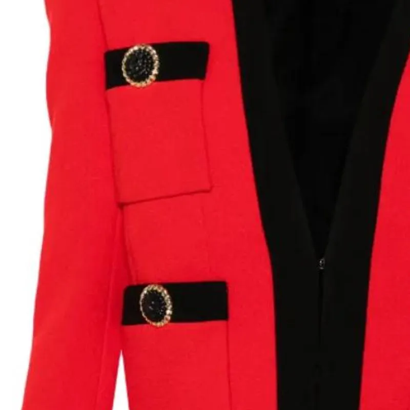 BALMAIN Logo Button Embellished Jacket-3