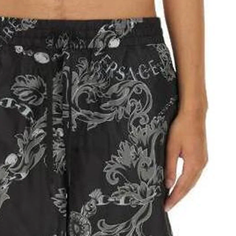 VERSACE JEANS COUTURE Casual Shorts Men's Black-4