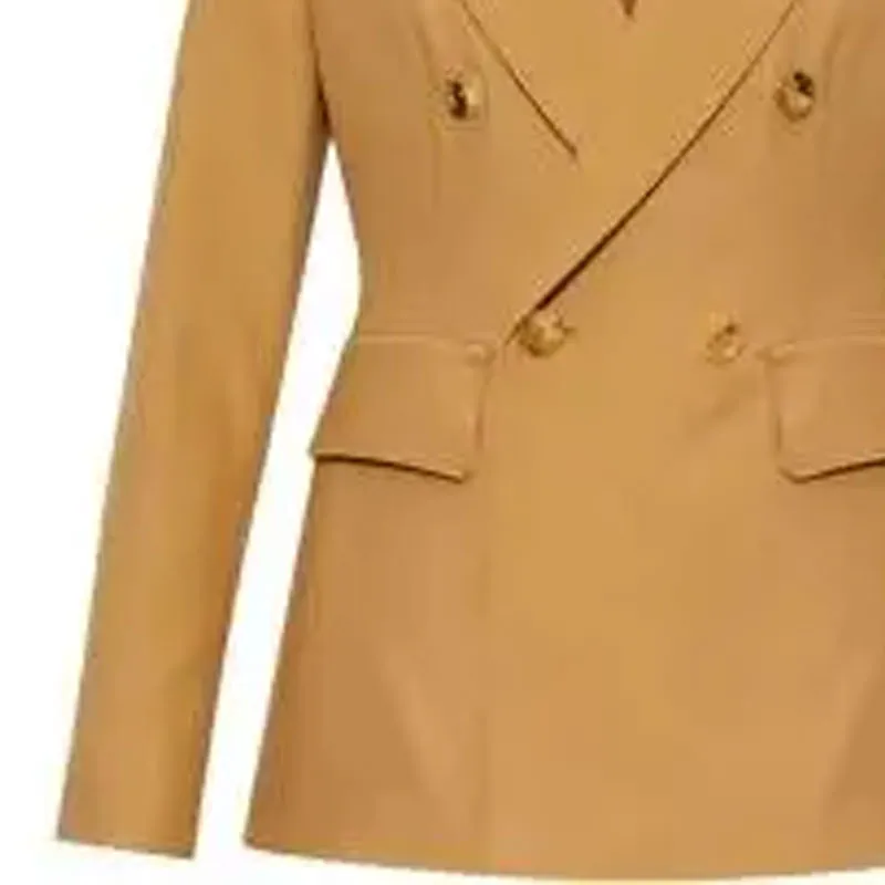 MaxMara Sanna Double Breasted Long Sleeved Jacket-5