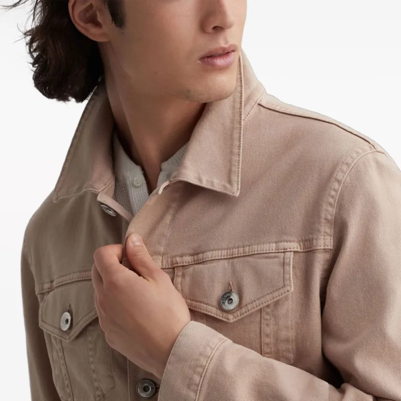 Brunello Cucinelli Buttoned Slim-Fit Denim Jacket-4