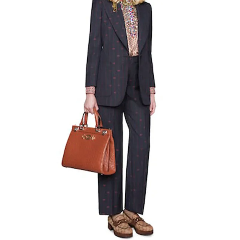 GUCCI FW21 Casual Pants Women's Black-3